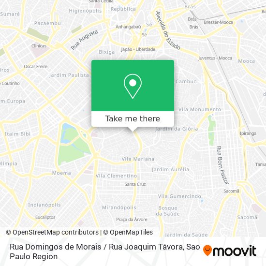 Rua Domingos de Morais / Rua Joaquim Távora map