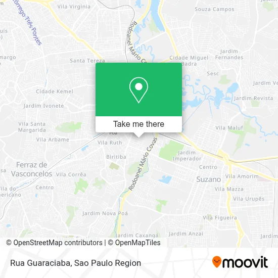 Rua Guaraciaba map