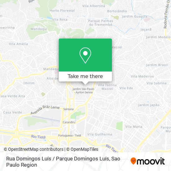 Rua Domingos Luís / Parque Domingos Luís map