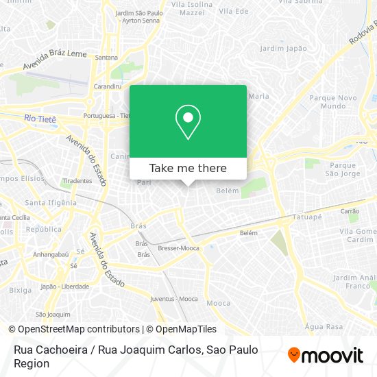 Rua Cachoeira / Rua Joaquim Carlos map