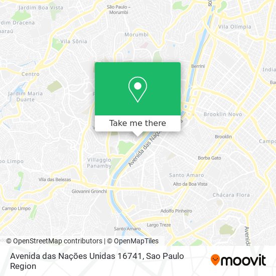 Avenida das Nações Unidas 16741 map