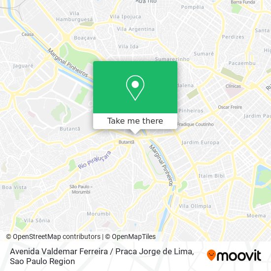 Avenida Valdemar Ferreira / Praca Jorge de Lima map
