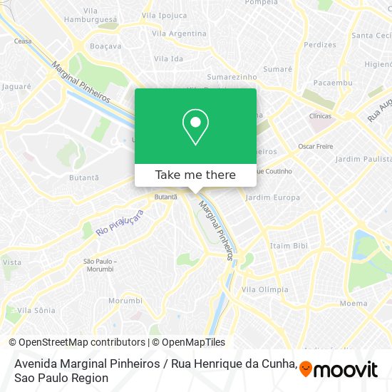 Avenida Marginal Pinheiros / Rua Henrique da Cunha map