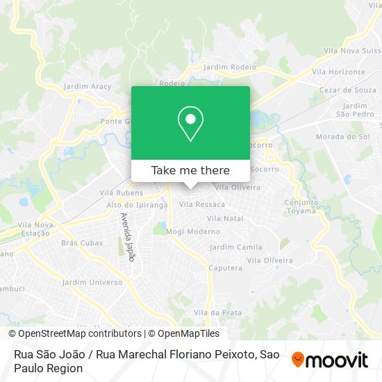 Rua São João / Rua Marechal Floriano Peixoto map