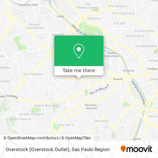 Overstock (Overstock Outlet) map