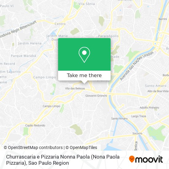 Churrascaria e Pizzaria Nonna Paola (Nona Paola Pizzaria) map