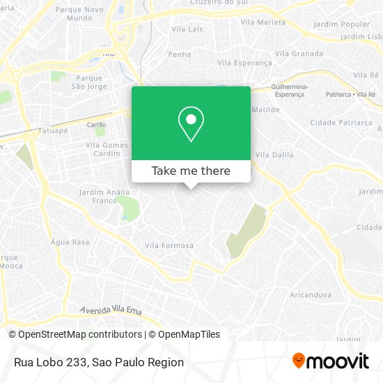 Rua Lobo 233 map