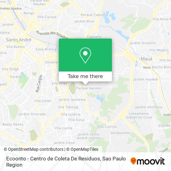 Ecoonto - Centro de Coleta De Residuos map