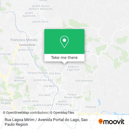 Rua Lagoa Mirim / Avenida Portal do Lago map