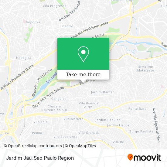 Mapa Jardim Jau