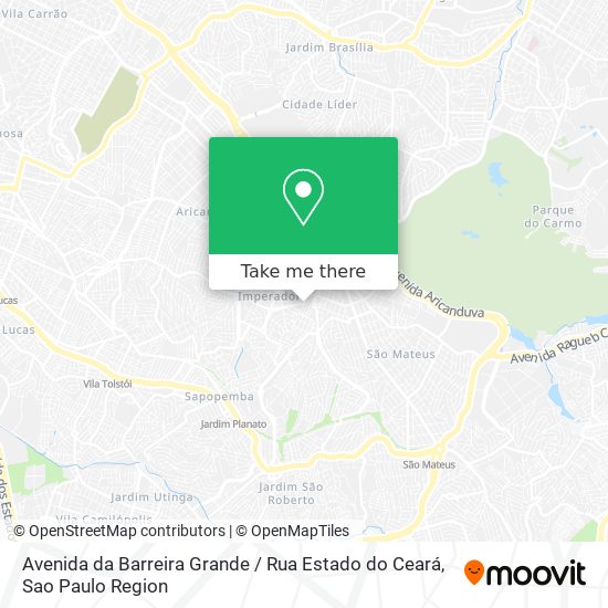 Avenida da Barreira Grande / Rua Estado do Ceará map