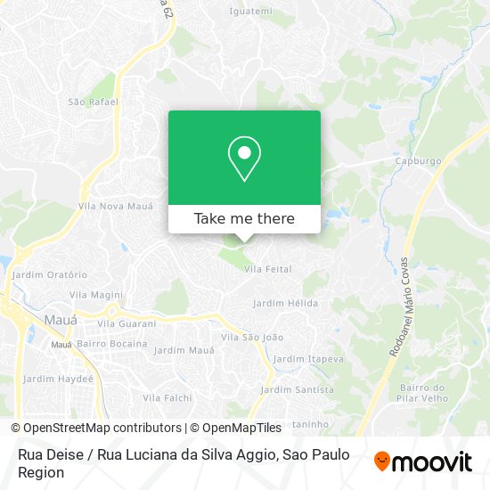 Rua Deise / Rua Luciana da Silva Aggio map