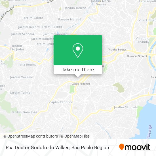 Rua Doutor Godofredo Wilken map