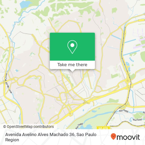 Avenida Avelino Alves Machado 36 map