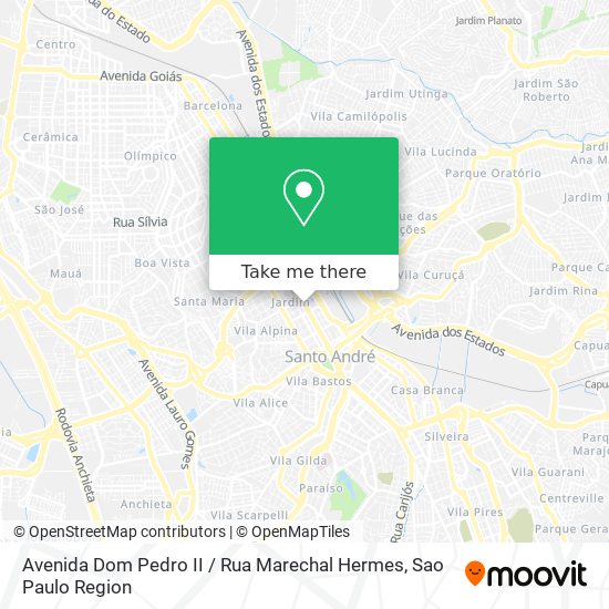 Avenida Dom Pedro II / Rua Marechal Hermes map