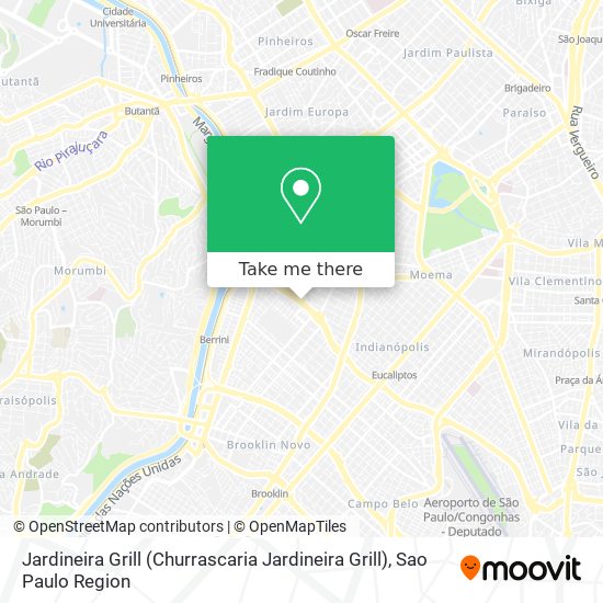 Mapa Jardineira Grill (Churrascaria Jardineira Grill)