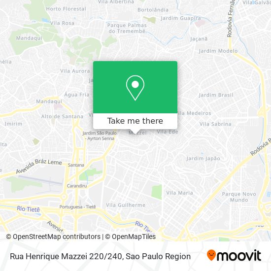 Rua Henrique Mazzei 220/240 map