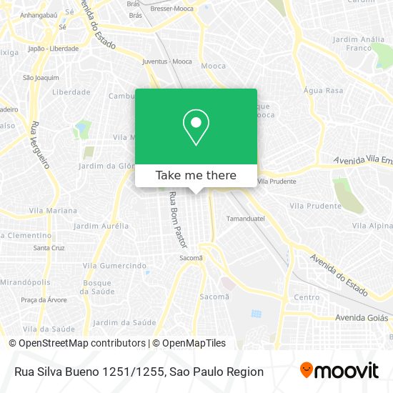 Mapa Rua Silva Bueno 1251/1255