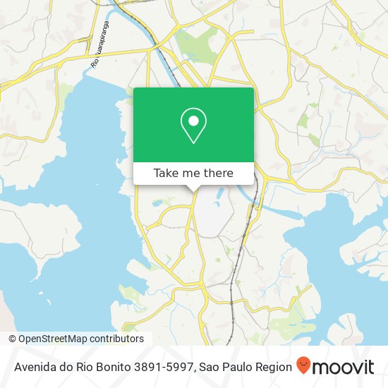 Mapa Avenida do Rio Bonito 3891-5997