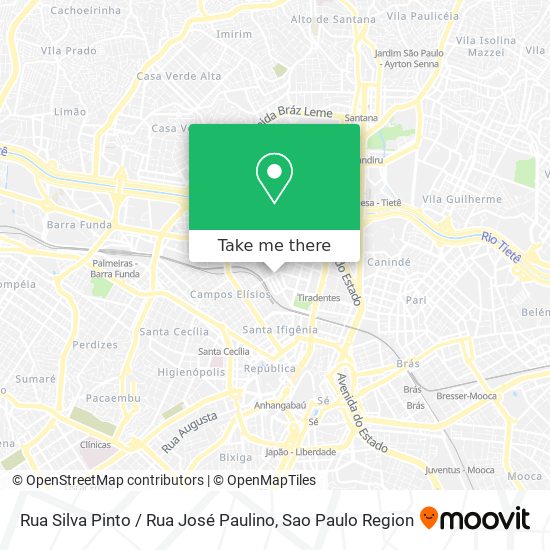 Rua Silva Pinto / Rua José Paulino map