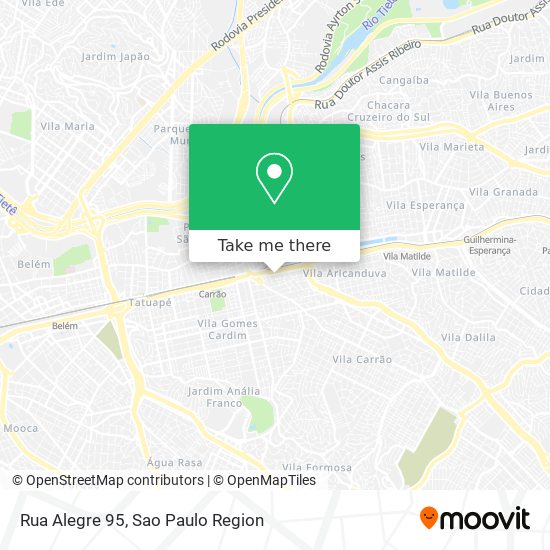 Rua Alegre 95 map
