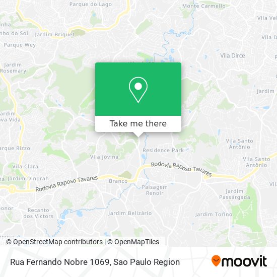 Rua Fernando Nobre 1069 map