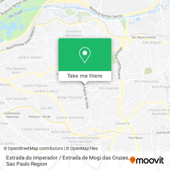 Estrada do Imperador / Estrada de Mogi das Cruzes map