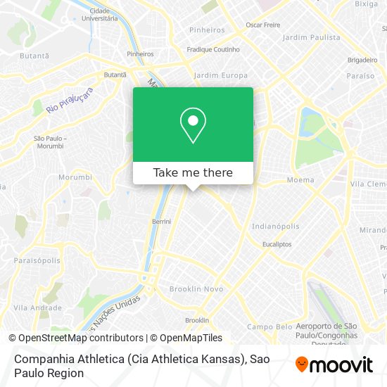 Companhia Athletica (Cia Athletica Kansas) map