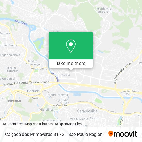 Calçada das Primaveras 31 - 2º map