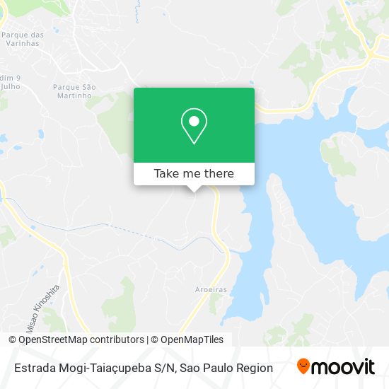 Estrada Mogi-Taiaçupeba S/N map
