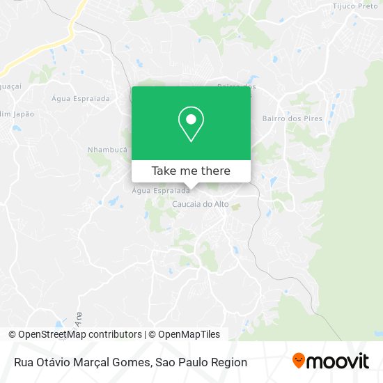 Rua Otávio Marçal Gomes map