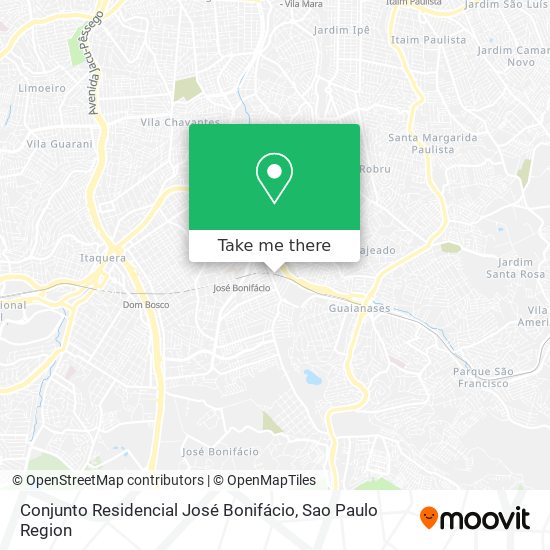 Conjunto Residencial José Bonifácio map