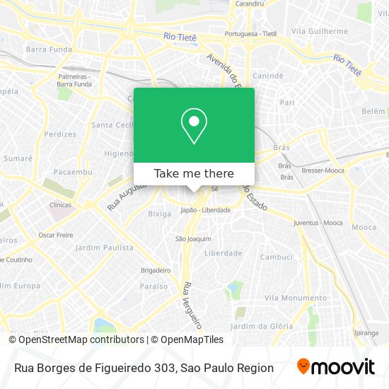 Mapa Rua Borges de Figueiredo 303