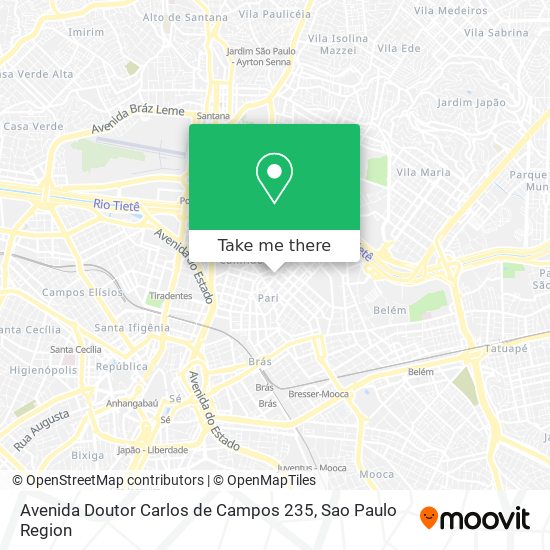 Avenida Doutor Carlos de Campos 235 map