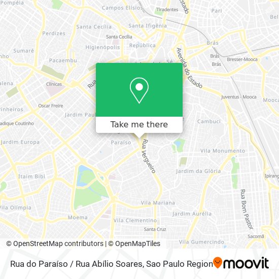 Rua do Paraíso / Rua Abílio Soares map