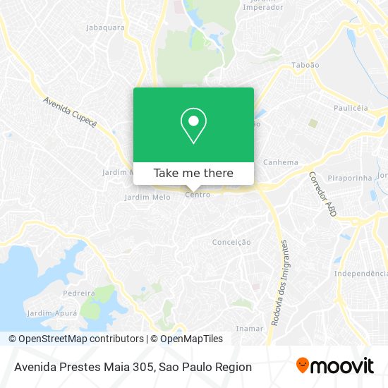 Avenida Prestes Maia 305 map