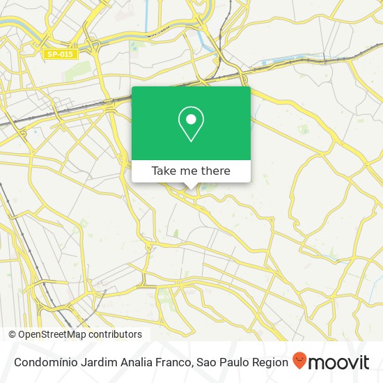 Condomínio Jardim Analia Franco map