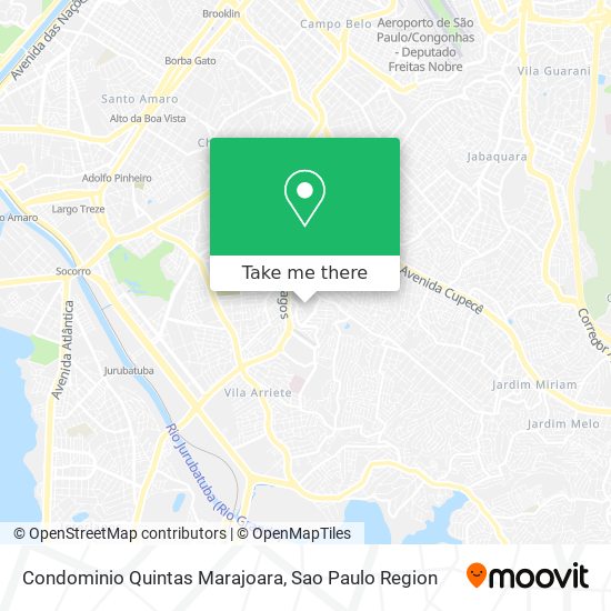 Condominio Quintas Marajoara map