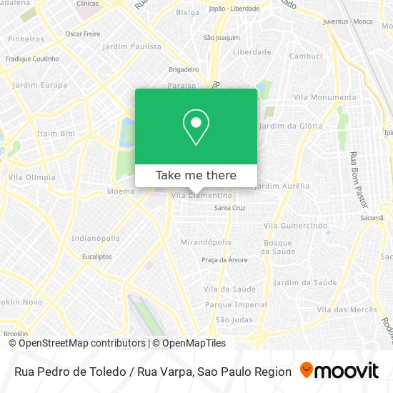 Rua Pedro de Toledo / Rua Varpa map