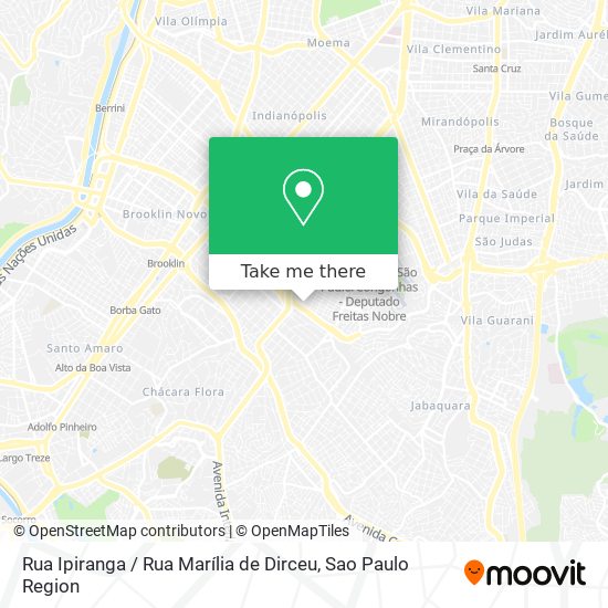 Rua Ipiranga / Rua Marília de Dirceu map