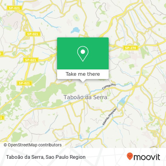 Taboão da Serra map