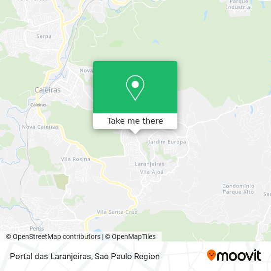 Portal das Laranjeiras map