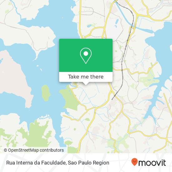 Rua Interna da Faculdade map