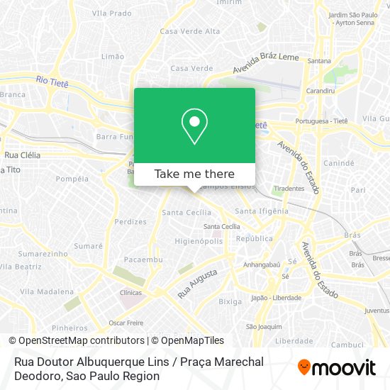 Rua Doutor Albuquerque Lins / Praça Marechal Deodoro map