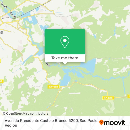 Avenida Presidente Castelo Branco 5200 map