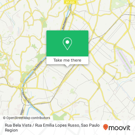 Rua Bela Vista / Rua Emília Lopes Russo map