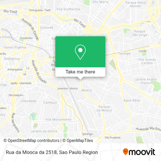 Rua da Mooca da 2518 map