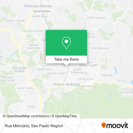 Rua Mercúrio map