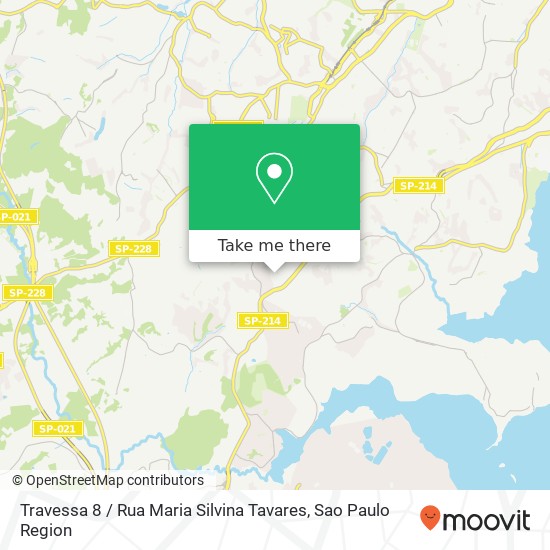 Mapa Travessa 8 / Rua Maria Silvina Tavares