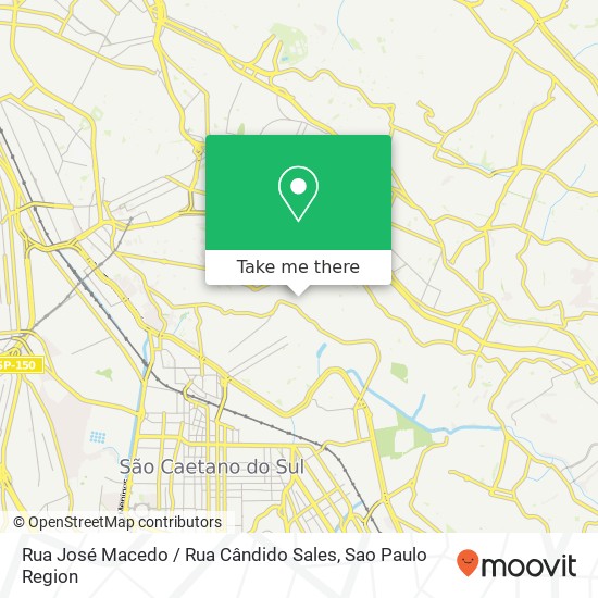 Rua José Macedo / Rua Cândido Sales map